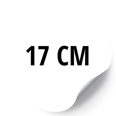 17 Zentimeter