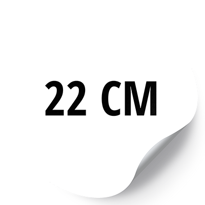 22 Zentimeter