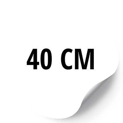 40 Zentimeter